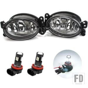 メルセデスベンツ フォグランプ LED W211 W204 W164 2002-2009 フロントバンパーフォグライトヘッドライトフォグライト A1698201556 A16982016