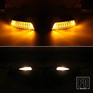 VW サイドミラー LED ウィンカーライトティグアン MK1 2008-2018 バックミラーインジケーター シャラン 2012-2015 ウインカーリピーター - L and R