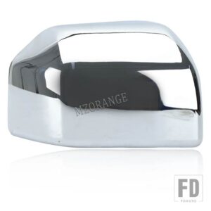 フォード サイドミラーカバー F150 F-150 2015-20 ドアバックミラーキャップハウジングマットブラックアクセサリー - right chrome