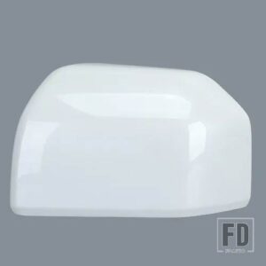 フォード サイドミラーカバー F150 F-150 2015-20 ドアバックミラーキャップハウジングマットブラックアクセサリー - White Left