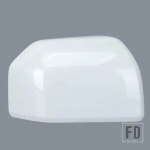 フォード サイドミラーカバー F150 F-150 2015-20 ドアバックミラーキャップハウジングマットブラックアクセサリー - White Right