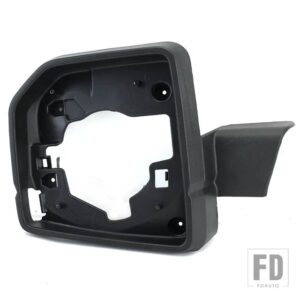 フォード サイドミラーカバー F150 F-150 2015-20 ドアバックミラーキャップハウジングマットブラックアクセサリー - left Frame