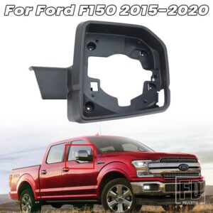 フォード サイドミラーカバー F150 F-150 2015-20 ドアバックミラーキャップハウジングマットブラックアクセサリー - right Frame