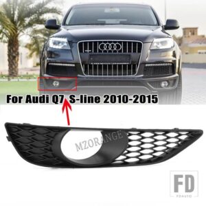 アウディ フォグランプカバー Q7 4L S ライン 40148-2015 フォグライトグリルレーシンググリルヘッドライトメッシュアクセサリー - Right-Cover