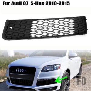 アウディ フォグランプカバー Q7 4L S ライン 40148-2015 フォグライトグリルレーシンググリルヘッドライトメッシュアクセサリー - Left