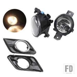 日産 フォグランプ エクストレイル T32 エクストレイルローグ 2014-2016 ヘッドライト LED フォグライトスイッチハーネスカバーグリルフォグラ - Halogen and covers