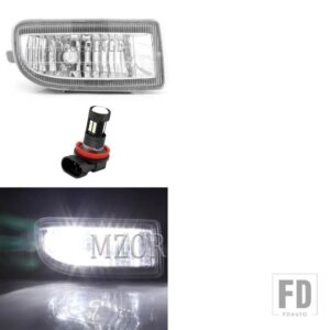 トヨタ LED フォグランプヘッドライト ランドクルーザー 100 LC100 FZJ100 1998-2007 ハロゲンフォグバンパードライビングランプカーアクセサリ - LED R