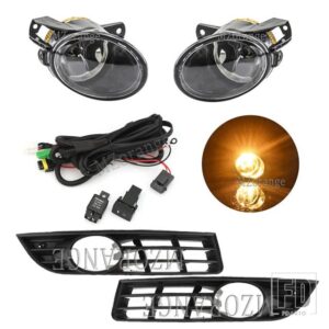 VW フォグランプパサート B6 2006-2011 LED フロントヘッドライトフォグランプハロゲンフォグランプカバードライビングランプアクセサリー - 1 set Halogen