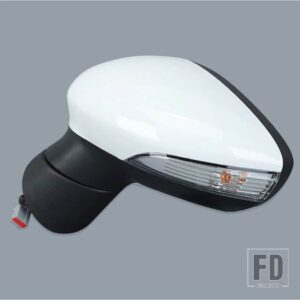 フォード フィエスタ MK7 2013-2017 ドアウイングミラー電動加熱電源折りたたみバックミラーウィンカーランプ 6/8 ピンカーアクセサリー - 6pins left