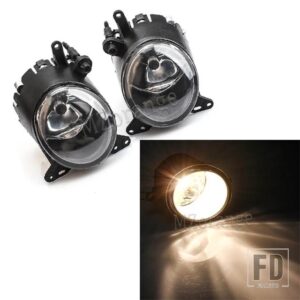 三菱 ランサーランサー-EX 2008-13 フォグランプランサー X LED ハロゲンフォグランプヘッドライト - L and R