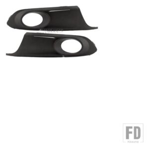 フォグランプ LED VW ジェッタ 6 A6 MK6 2011-14 ヘッドライトフロントバンパーフォグランプカバーグリルベゼルフレームワイヤー ACCESSORIE