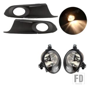 フォグランプ LED VW ジェッタ 6 A6 MK6 2011-14 ヘッドライトフロントバンパーフォグランプカバーグリルベゼルフレームワイヤー ACCESSORIE