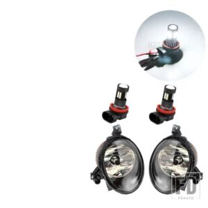 フォグランプ LED VW ジェッタ 6 A6 MK6 2011-14 ヘッドライトフロントバンパーフォグランプカバーグリルベゼルフレームワイヤー ACCESSORIE