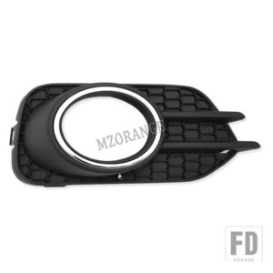 VW フォグライトフレームカバー ティグアン 2012 2013-2018 2019フロントフォグランプハニカムグリルフロントバンパーアクセサリー - right A