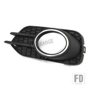VW フォグライトフレームカバー ティグアン 2012 2013-2018 2019フロントフォグランプハニカムグリルフロントバンパーアクセサリー - left A