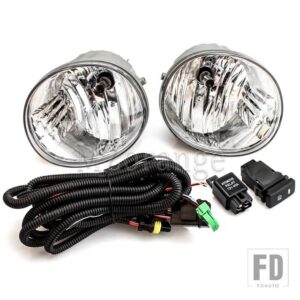 レクサス トヨタ フォグランプ RAV4 2004 2005 ヘッドライトハロゲン LED フォグランプ DRL フォグランプ 4 ランナーアクセサリー - L and R Halogen wire