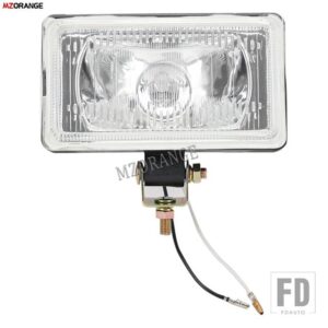 プジョー 1PC フォグランプ 205 GTI CTI 106 306 MI16 H3 ハロゲンスポットライトフロントドライビングライトフォグランプヘッドライトアクセサ - 1Pcs White