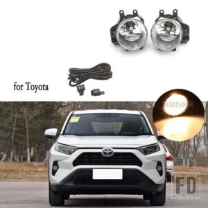 トヨタ フォグランプ LED RAV4 RAV 4 XA50 2019-21 ヘッドライトハロゲンフォグランプカバーグリルベゼルフレームスイッチケーブルワイヤー