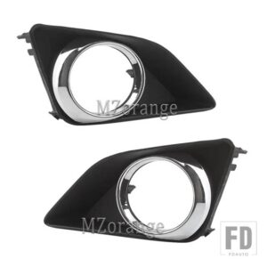 トヨタ フォグランプ LED カローラ 2007-2010 フォグランプクロームフォグライトカバーグリルベゼルケーブルスイッチヘッドライト H11 アクセサ - Chrome Covers