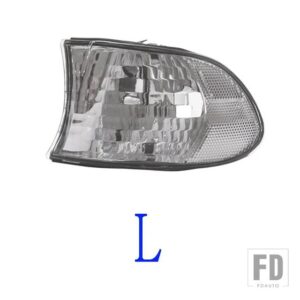 BMW コーナーライト E38 7シリーズ 740I 740IL 750IL 1999 2000 2001 ヘッドライトウィンカーライトフロントバンパーウィンカーランプ部分 - Left