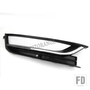VW 自動フロントフォグランプパサート B7 2011-15 ヘッドライトフォグランプクロームグリルバンパーカバー 56D853665 - Right-Cover