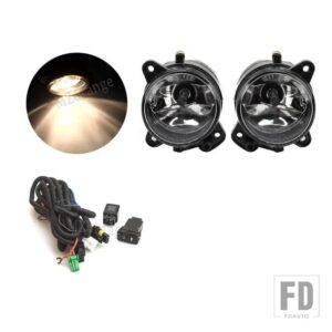 フォグランプ VW トランスポーター T5 マルチバン カラベル 2003-2010 LED フォグライトグレーフォグランプカバーグリル配線ハーネススイッチキ