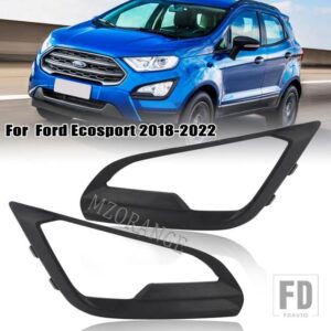 フォード ECOSPORT 2018 2019-2021 フロントフォグライトカバーフォグランプヘッドライト装飾フレームステッカートリムスタイリングアクセサリ