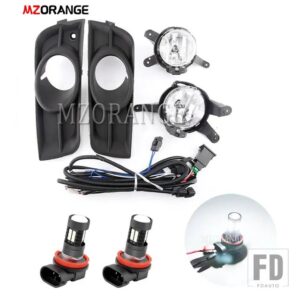 シボレー LED フォグランプクルーズ 2009-2011-14 ヘッドライトハロゲンフォグランプカバーグリルフレームワイヤーハーネスアクセサリー - 1 set LED