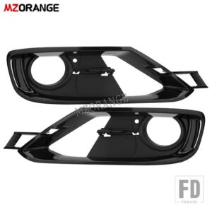 BMW F30 F31 2012-15 3シリーズフォグライトカバーヘッドライトトリムフロントバンパーグリルカバー 51117293106 アクセサリー - 1 pair cover