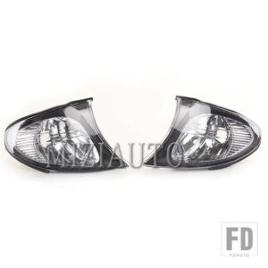 BMW E46 3シリーズ 2002-2005 コーナーライトウィンカーライトヘッドライトヘッドランプアクセサリー部品 63137165859 63137165860 - L and R
