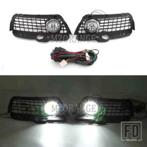 LED フォグランプ VW ゴルフ 3 ゴルフ MK3 ジェッタカブリオ 1992-1998 フォグランプフォグランプヘッドライトカバーグリルワイヤーケーブルア - LED