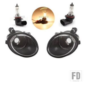 BMW LED フォグランプ E46 M3 3シリーズ 2001-2005 フォグランプ E39 M5 1995-2004 フォグランプカバー グリルベゼル ヘッドライト - Halogen fog