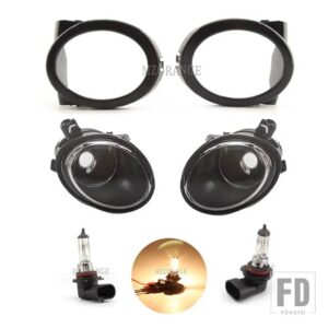 BMW LED フォグランプ E46 M3 3シリーズ 2001-2005 フォグランプ E39 M5 1995-2004 フォグランプカバー グリルベゼル ヘッドライト - Halogen and covers