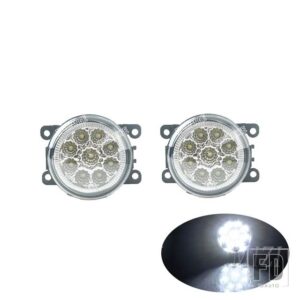 三菱 フォグランプ LED アウトランダー 39783 フォグランプフロントバンパーヘッドライト穴カバーグリルベゼルフレーム - LED fog