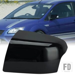フォード サイドウイングドアミラーカバーケースフォーカス MK2 2005 2006 2007 2008 C-MAX 2003-2008 バックミラーキャップハウジング - left