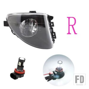 BMW フォグランプ F10 F18 520D 520I 523LI 525LI 530LI 2010-2012 2013 2014 5シリーズヘッドライトフォグライトアクセサリー 63177216885 - LED Fog R
