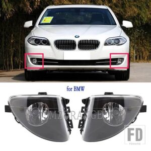 BMW フォグランプ F10 F18 520D 520I 523LI 525LI 530LI 2010-2012 2013 2014 5シリーズヘッドライトフォグライトアクセサリー 63177216885 - 1 pair no bulb