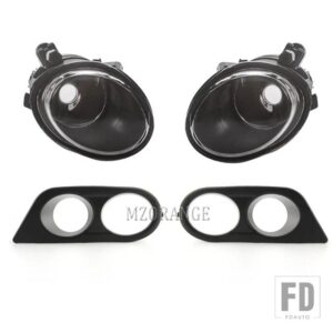 BMW フォグランプ E46 M3 2001-2005 2006 アクセサリーサラウンドエアダクトフォグランプカバーグリルフレーム LED ヘッドライト