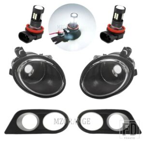 BMW フォグランプ E46 M3 2001-2005 2006 アクセサリーサラウンドエアダクトフォグランプカバーグリルフレーム LED ヘッドライト