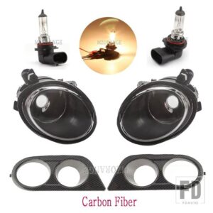 BMW フォグランプ E46 M3 2001-2005 2006 アクセサリーサラウンドエアダクトフォグランプカバーグリルフレーム LED ヘッドライト