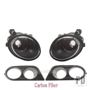 BMW フォグランプ E46 M3 2001-2005 2006 アクセサリーサラウンドエアダクトフォグランプカバーグリルフレーム LED ヘッドライト