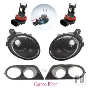 BMW フォグランプ E46 M3 2001-2005 2006 アクセサリーサラウンドエアダクトフォグランプカバーグリルフレーム LED ヘッドライト
