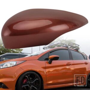 フォード カーウイングドアバックミラーサイドミラーカバーフィエスタ MK7 39783-2017 キャップトリムケースフレームアクセサリー - left E