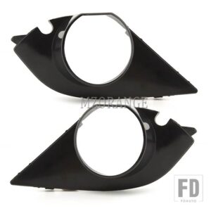 BMW E60 E61 M スポーツ 2003-2009 525I 528I 530I 2004-2010 フォグライトカバーバゼルグリルフォグランプランプフレームカバー穴グリル - L and R