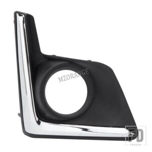 スバル フォグライトランプフレームカバー XV クロストレック 2016 2017 フロントバンパー FOGLIGHT フォグランプクロームトリムキャップフード - Right side