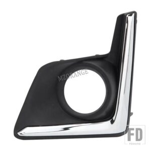 スバル フォグライトランプフレームカバー XV クロストレック 2016 2017 フロントバンパー FOGLIGHT フォグランプクロームトリムキャップフード - Left side