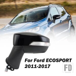 フォード サイドミラー ECOSPORT 2011-2013-17 外側リアビューバックミラー LED ウィンカー 5/7 ピン - 5pins black L