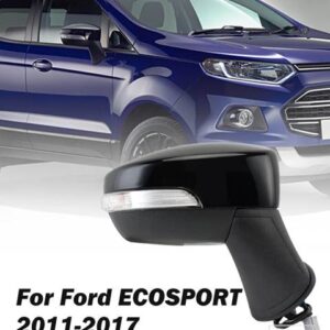 フォード サイドミラー ECOSPORT 2011-2013-17 外側リアビューバックミラー LED ウィンカー 5/7 ピン - 5pins black R