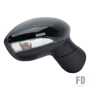 フォード サイド電動ドアウイングミラーフィエスタ MK7 2008-2012 バックミラー加熱折りたたみミラーガラスウインカーライト - 8pins left