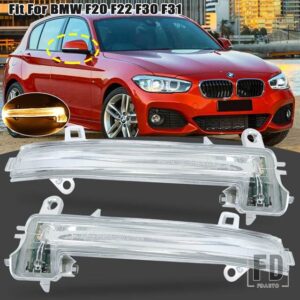 BMW サイドミラー LED ウィンカーライト F20 F21 F22 F32 F33 F36 F30 F31 F34 GT F35 1/2/3/4シリーズバックビューインジケーターランプ - 1 pair